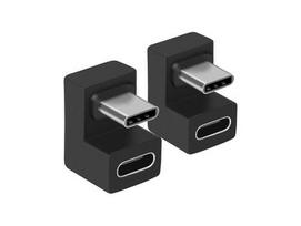 Equip USB-C to USB-C Adapter 180° 10Gbps PD 100W 2-Pack