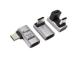 Equip USB-C to USB-C Adapter 180° 40Gbps PD 240W 3Pack