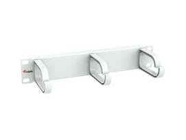 Equip 10" Cable Management 3x Plastic Rings 1U RAL7035