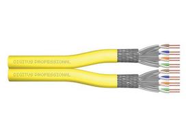 Digitus Cat7a S/FTP duplex data cable, 500m, yellow, AWG22/1
