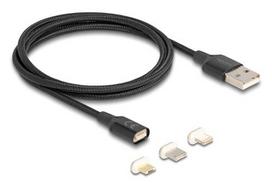 Delock Magnetic USB Cable 3 in 1 8Pin Lighting USBMB/T-C