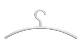 MAUL Plastic clothes hanger, 5 pieces, white