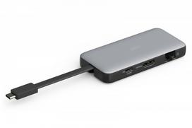 Digitus Docking USB-C to HDMI, USB 3.2, RJ45, SD, MicroSD, PD silver