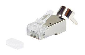 Equip Cat8.1 shielded RJ45 connectors, 50 pieces, silver