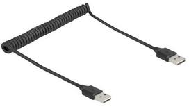 Delock Spiral cable EASY-USB 2.0 Type-A plug to EASY-USB