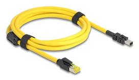 Delock RJ45 Cat.6 cable connector to Mini I/O 8-pin D-Form Type 2