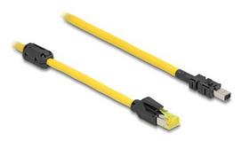 Delock RJ45 Cat.6 cable connector to Mini I/O 8-pin D-Form Type 2