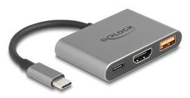 Delock USB Type-C Adapter to HDMI 4K 30 Hz with USB Type-A