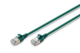 Digitus CAT 6A F/FTP Slim 5.00m green patch cable