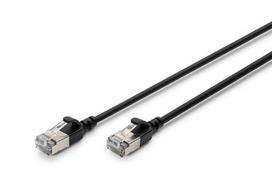 Digitus CAT 6A F/FTP Slim 2.00m black patch cable