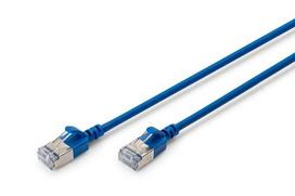 Digitus CAT 6A F/FTP Slim 2.00m blue patch cable