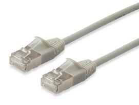 Equip Cat6A SlimFlex F/FTP patch cable, 1.50m, beige, LSZH, 2xRJ45, polyethylene pouch
