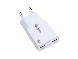 Equip 2-Port USB-C PD3.0 Charger, GaN Slim 30W