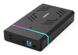 inateck Festplattengeh. RGB 3.5" USB 3.0 2.5/3.5" SATA H/SSD