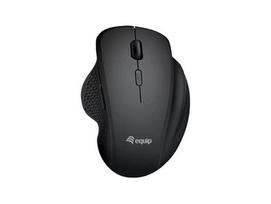 Equip Comfort Mouse Wireless Dual Mode 6 Buttons Right-handed Black
