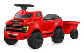Jamara Red Ford F-150 Raptor with trailer