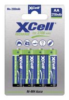 XCell Akku X2700 B4 Ni-MH Mignon AA 1.2V 2700mAh 4St.