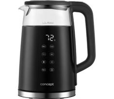 Concept RK4100 - Greito užvirimo elektrinis virdulys su temperatūros reguliavimu 1,7 l 2200W/230V juodas