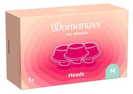 WOMANIZER Womanizer Next Replacement Heads M 3-Pack Silicone Sage Green