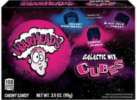 Kramtomi saldainiai WARHEADS (GALACTIC CUBES), 99g