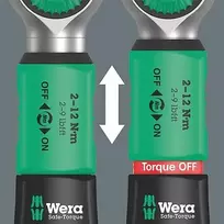 Momentinis veržliaraktis Safe-Torque A 1 1/4'', 2-12Nm, 10 vnt.