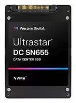 Western Digital Ultrastar DC SN655 30,7 TB U.3 PCI Express 4.0 NVMe TLC 3D NAND ISE (0TS2509)