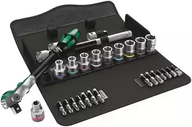 Zyklop Speed Ratchet Set 1/2 inch + Sockets, 28 pieces