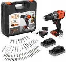 Urbjmašīna-skrūvgriezis Black&Decker BCD383D2XKA-QW 18 V 2 x akumuliatorius 2 Ah | BCD383D2XKA-QW | 5035048844236