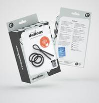 Silikoninių varpos žiedų rinkinys Crushious Daltonai, 4 dalių