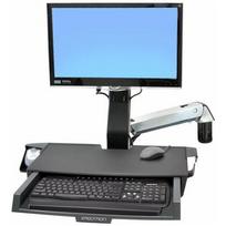 Ergotron ERGOTRON StyleView sėdėjimo ir stovėjimo kombinuotas laikiklis su poliruota darbo plokšte - 45-260-026 | 45-260-026 | 0698833015928