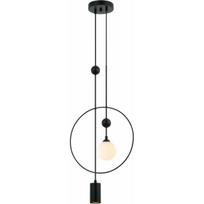 Pakabinamas šviestuvas Italux Trosti PND-428892-BK juodas, svetainės | PND-428892-BK | 5902854533350