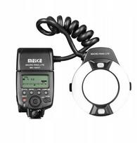 LED zibspuldzes lampa TTL makro makrofotogrāfijai Nikon / Meike Mk-14ext-n | SB10185 | 6955523706172