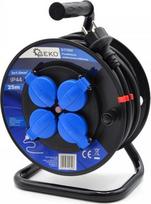 Ilgintuvas su rite įrankių prijungimui 25m 3x1.5mm² IP44 4 lizdai G17504 GEKO