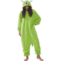 Minkštas Moteriškas Pižama-Kombinezonas Mike Wazowski Kigurumi M Žalias, M