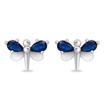 Sidabriniai auskarai su cirkoniu moterims Brilio Silver Dragonflies EA716W sBS2920