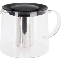 Arbatinukas Excellent Houseware iš borosilikatinio stiklo 1,5 l su nerūdijančio plieno dangčiu