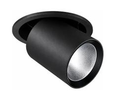 Ideal Lux - LED įleidžiamas taškinis šviestuvas NOVA LED/30W/230V, skersmuo 15,4 cm, juodas