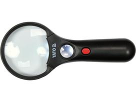 Padidinimo stiklas YATO YT-73845 su LED ir UV apšvietimu