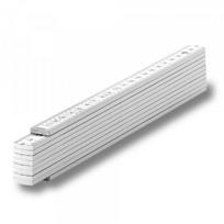 Metras SOLA PBM2/10W Medinis sulankstomas 2 m Baltas