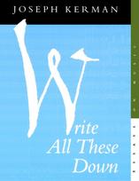 Write All These Down