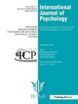 XXX International Congress of Psychology: Abstracts