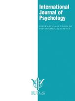 XXX International Congress of Psychology: Abstracts - Kietas viršelis