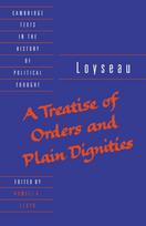 Treatise of Orders and Plain Dignities