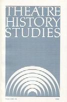 Theatre History Studies 1989