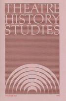 Theatre History Studies 1992