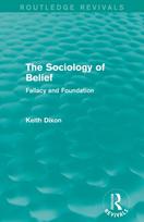 Sociology of Belief (Routledge Revivals)