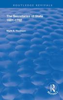 Secretaries of State, 1681-1782.