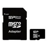 Atminties kortelė Silicon Power 16GB Micro SDHC CL10 su SD adapteriu