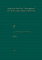 S Sulfur-Nitrogen Compounds