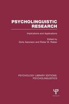 Psycholinguistic Research (PLE: Psycholinguistics)